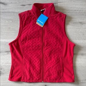 NWT Columbia Women's Red Quilted Vest